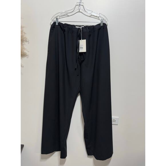 VENROY Black 100% Wool Paperbag Trouser Pants One Size NWT - Picture 7 of 12